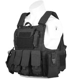 LQARMY Men Tactical Vest 1000D Quick Release Plate Carrier