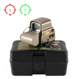 Red Green Dot Reflex Sight with Picatinny 20mm Quick Release Mount