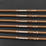 31-inch Carbon Arrows 5" Turkey Feather Pure Carbon Shaft