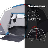 Waterproof Dome Camping Tent for 4-6 People