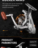 ROOBLINOS LD Spinning Reel 12KG Max Drag