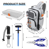 Fishing Backpack with Tackle Boxes