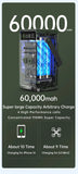Solar Generator for Camping, Portable Power Station, LED Light
