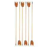 6pcs Handmade Wood Arrow Turkey Feathers Arrow Shaft Length 80cm Diameter 8.5mm for Shooting Target Hunting Accessories