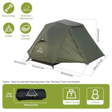 1-Person Cot Tent, Lightweight, Easy Setup