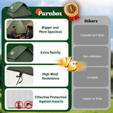 2/3 Person Camping Tent with Rainfly