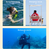 Mini Scuba Tank 0.5L Mask 10 Min.