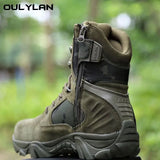 Outdoor Men's Climbing Work Safety Boots,