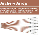 Pure Carbon Arrows, 12 pcs, 31 Inch Spine