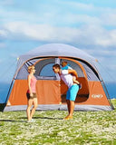 2-4 Person Waterproof Windproof Tent with Rainfly