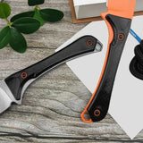 Stonewash Fixed Blade Knife Blue