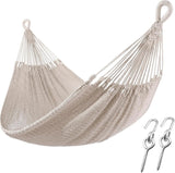 Handwoven Hammock by Thick Cotton Rope