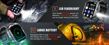 New Smart Watch for Men, Compass And LED Flashlight