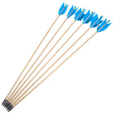 Turkey Feather Wooden Arrows