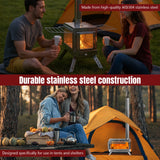 Stainless Tent Fireplace. Only 5 Left