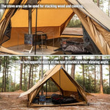 Camping Tent with Stove Jack