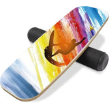 Balance Board Surf Trainer with Adjustable Stoppers