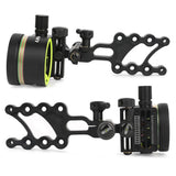 Compound Bow Sight 5-Pin 0.019" Fiber Optic Adjustable