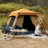 4 Person Blackout Camping Tent, 60s Easy Setup Instant Cabin Tent
