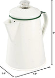 Enamelware Percolator Coffee Pot for Camping