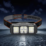 LED Headlamp Rechargeable Flashlight