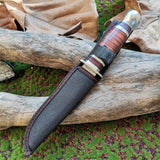 High-Quality Hunting Knife with Wooden Handle