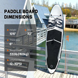 SUP Inflatable Paddle Board, WHITE FIRE
