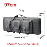 LQARMY 32 38 42 48 inch Tactical Double Rifle Case