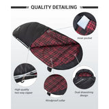 Cold and Warm Weather  Extra Wide Big and Tall Sleeping Bag