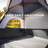 Portable Cabin Tent, 4-Person Easy Setup