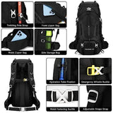 50L Hiking Backpack with rain cover