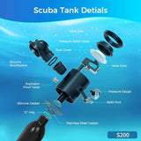 Portable Mini Scuba Tank