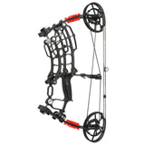 Short Axis Compound Bow Set Kit 30-60Lbs Adjustable Draw Weight Ambidextrous
