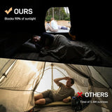 4 Person Blackout Camping Tent, 60s Easy Setup Instant Cabin Tent