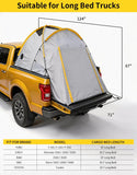 Waterproof Double-Layer Pickup Truck Bed Tent with Awning