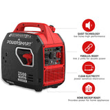 2500W Quiet Generator, EPA Compliant