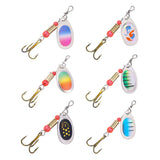 16Pcs Metal Spoon Spinner Fishing Lure 3g