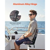 2 Pack Folding Boat Seats with Low Backrest