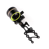 M2 Compound Bow Five-needle Sight Fine Tuning 5 Pins Aiming Scope Come With Adapter 2x/4x/6x/8x lenses for Choice