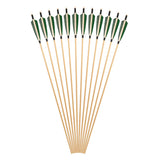 Archery Arrows 12pcs 32inch Wooden Shaft