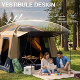 Large 10-Person Blackout Camping Tent