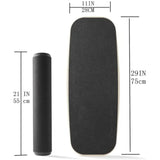 Balance Board Surf Trainer with Adjustable Stoppers