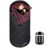 Cold and Warm Weather  Extra Wide Big and Tall Sleeping Bag