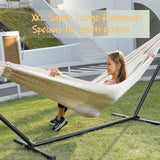 Handwoven Hammock by Thick Cotton Rope