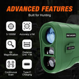 1000M Multi-Function Hunting Rangefinder