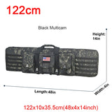 LQARMY 32 38 42 48 inch Tactical Double Rifle Case