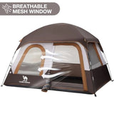 Backpacking tent for outdoor camping and hiking