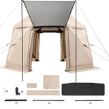 13-Sided Pop-Up Gazebo, 12 x 12 ft for 8-10 People