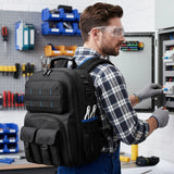 Heavy-Duty Backpack Wear-Resistant Multi-Compartment Organizer