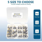 30/36pcs Fishing Sinkers Kit